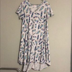 High low Carly dress lularoe-feathers!